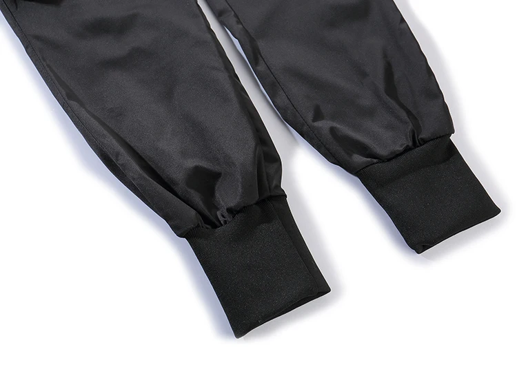 2019 хип-хоп брюки Карго карманы мужские уличные Харадзюку бегунов брюки хип-хоп Swag Ribbion шаровары модные повседневные брюки
