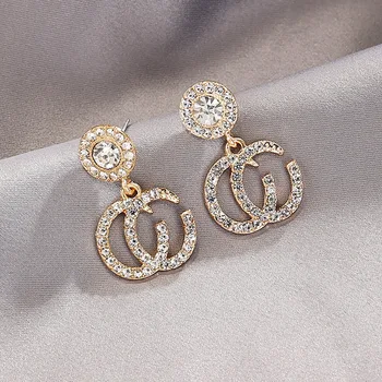 

crystal earrings drop earrings fashion New Luxury Korean dangle earring pendientes mujer moda brincos boucle d'oreil