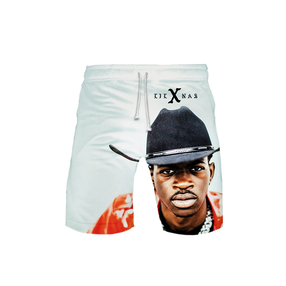 Lil Nas X Новые 3D карманные быстросохнущие шорты для плавания для мужчин одежда для плавания Мужской купальный костюм плавки летняя пляжная одежда для серфинга