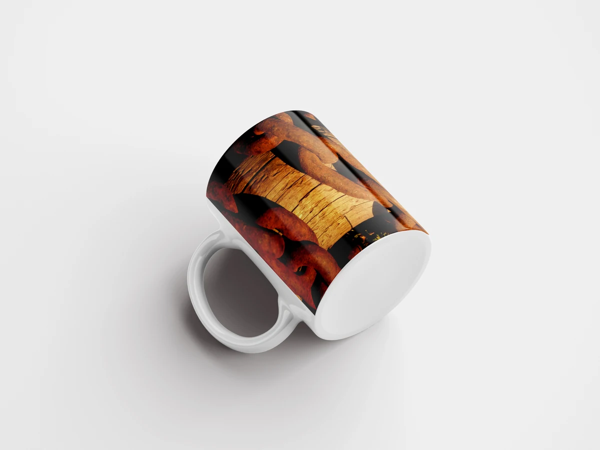 Rusty Metal Coffee Mug by JMcCool
