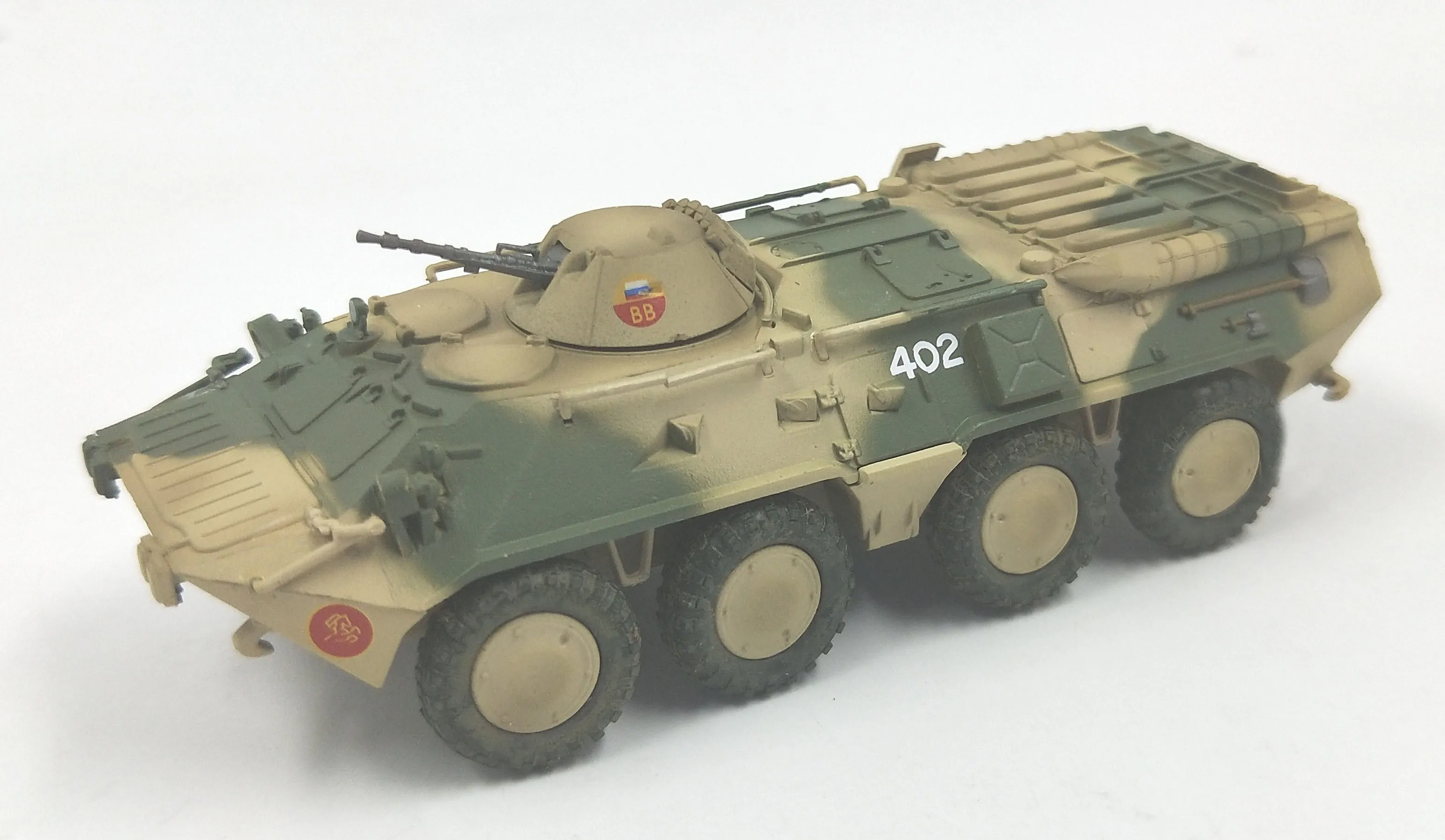 Трубач 1: 72 Btr-80 колесные бронированные машины российской армии Советского Союза 35018 модель готовой продукции