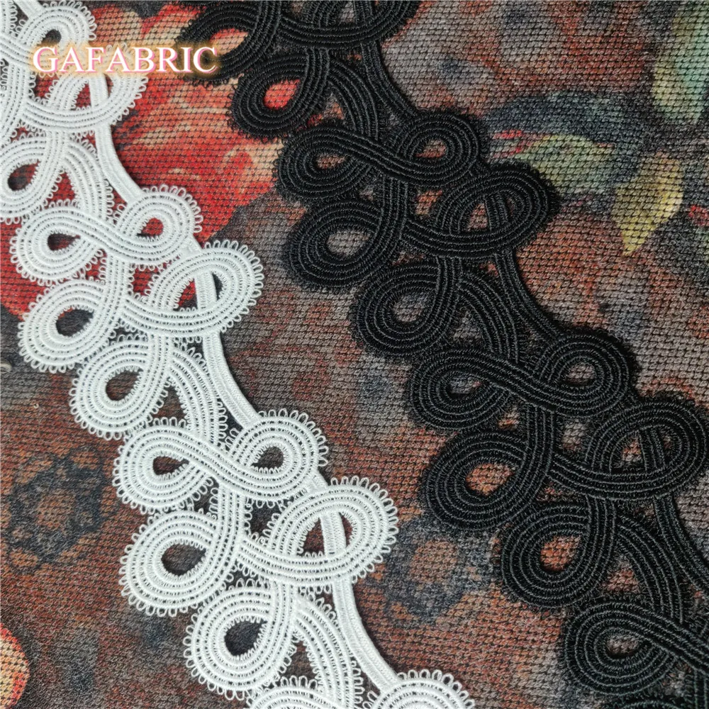 Высококачественные 7 см бриллиантовые кружева с вышивкой ручная подвеска сделай