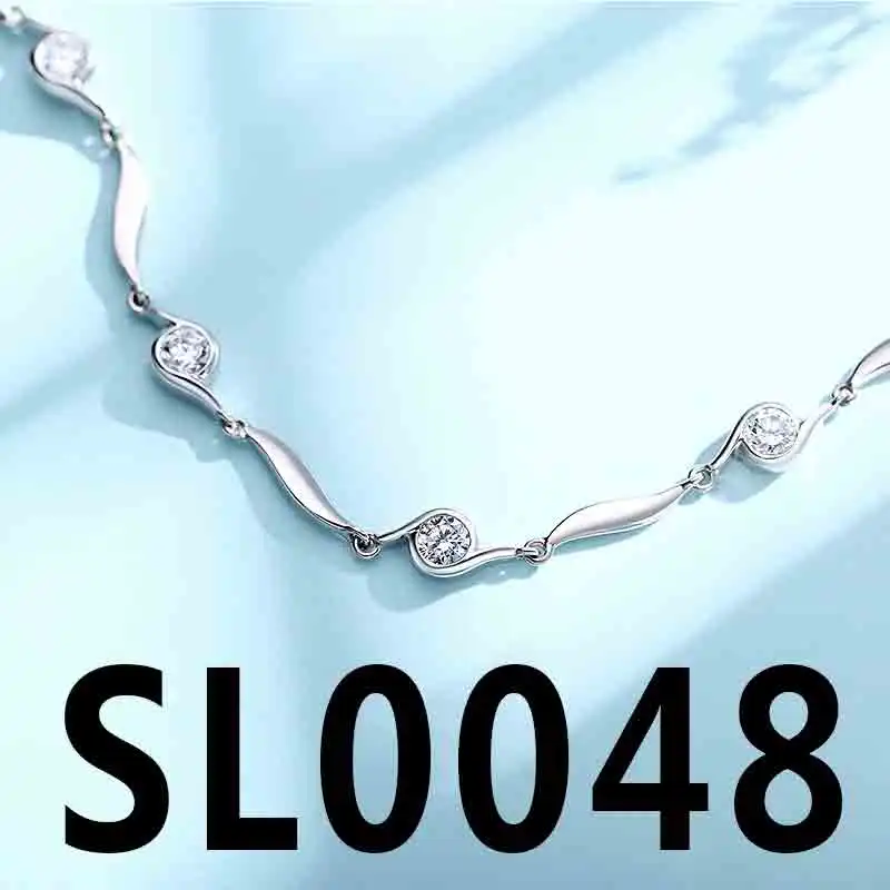 TS-SL004 прекрасный медведь 925 пробы Серебряный испанский драгоценный камень медведь версия браслет ювелирные изделия женский браслет оптом цена - Цвет камня: SL0048-812451550