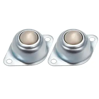 

uxcell Ball Caster Wheels Ball Transfer Units CY-15A Steel CY-25A Nylon Flange Mounted 1-inch 5/8-inch Roller Ball Transfer