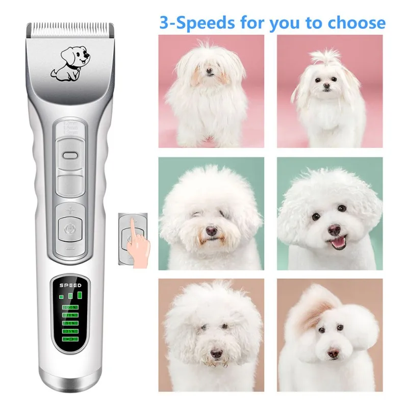

Professional Pet Dog Hair Trimmer Animal Pet Dog Grooming Clippers Cat Cutter Machine Shaver Electric Scissor Pet Dog Clipper