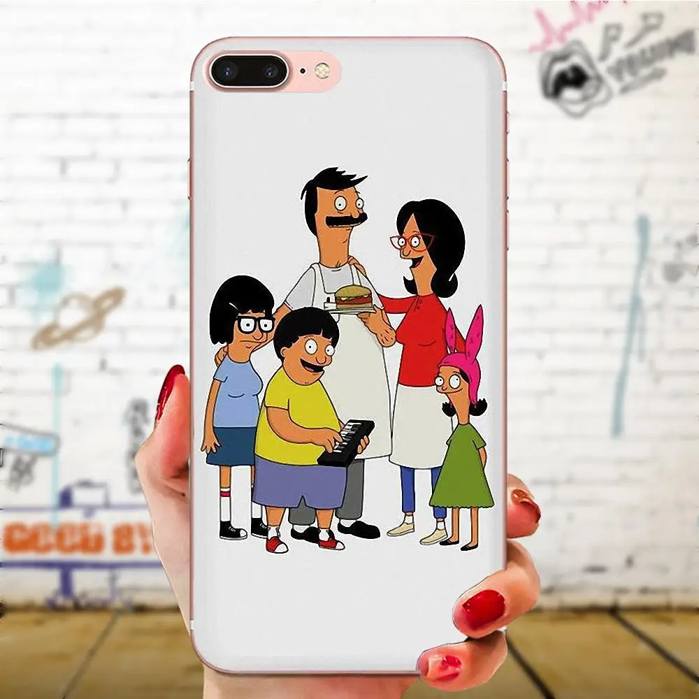 Мультфильм Боб бургер Прекрасный Мягкий ТПУ телефон кожи для Apple iPhone 11 Pro X XS Max XR 4 4s 5 5C 5S SE 6 6S 7 8 Plus - Цвет: as picture