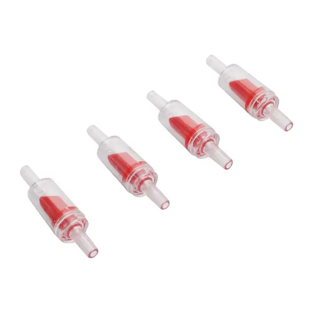 5 Db Egyirányú Nem Visszatérés 4 Mm-Es Ellenőrző Szelep Tartós Akvárium Otthoni Haltartály-Öntözőszivattyú Csatlakozók - Image 3