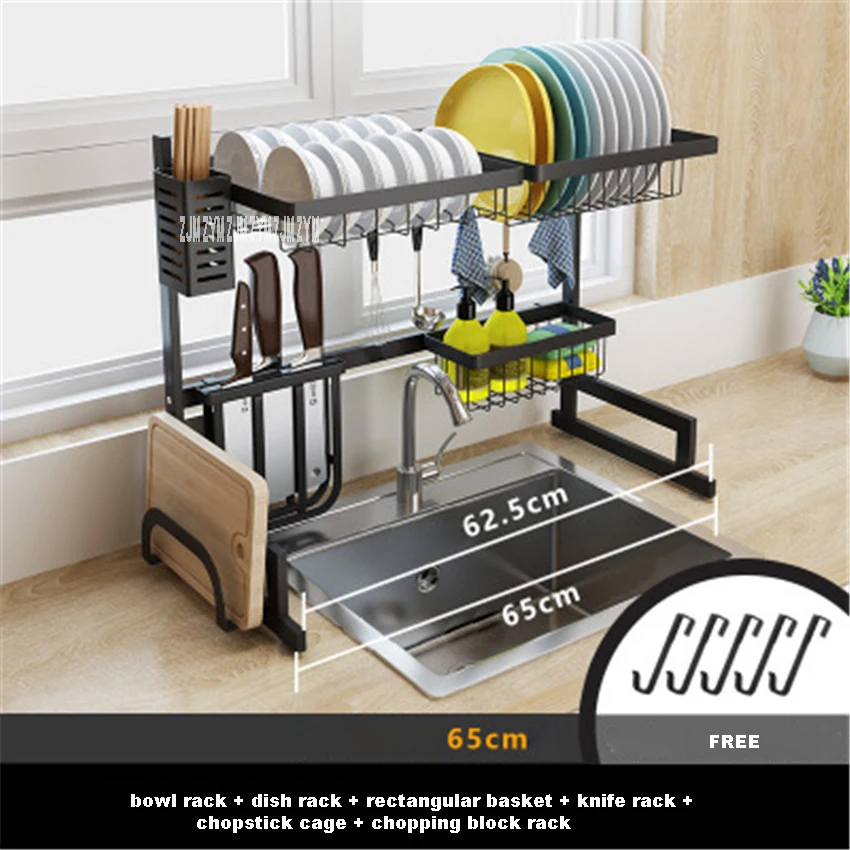 KQ-SCJ 201/304 кухонная полка из нержавеющей стали настенный нож для специй сушилка для посуды держатель для палочек комбинированный Органайзер - Цвет: 201 Stainless Steel