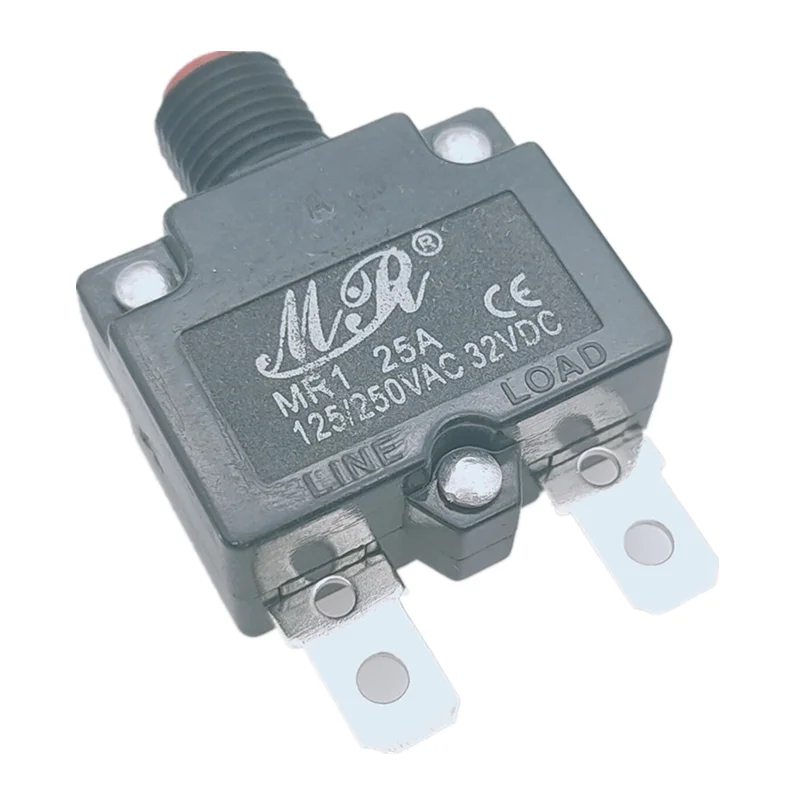 25A 3 шт./лот MR1 5A 10A 15A 20A 25A автомат защити цепи переключатель защиты от перегрузки предохранитель перегрузки по току ST-1 сбросить страхование WP-01 - Цвет: 25A