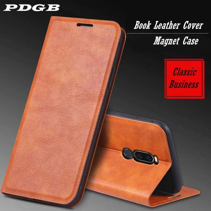 

PDGB Wallet Leather Case for Meizu Note 8 Note8 Case Meizu X8 Business Magnet Book Flip Phone Case Soft Cover