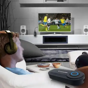 

3.5mm Wireless Bluetooth Transmitter 2-in-1 A2DP-Audio-Cinch 3,5 Mm AUX + USB Adapter HUB Hi-Fi