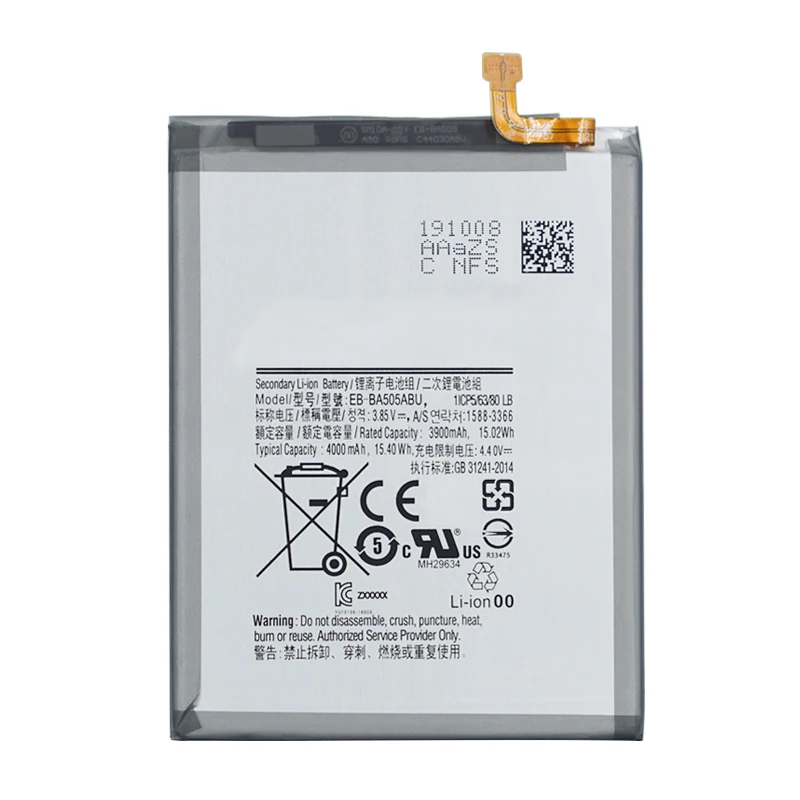 Оригинальная запасная батарея EB-BA505ABN EB-BA505ABU для Samsung Galaxy A50 A505F SM-A505F Аккумулятор
