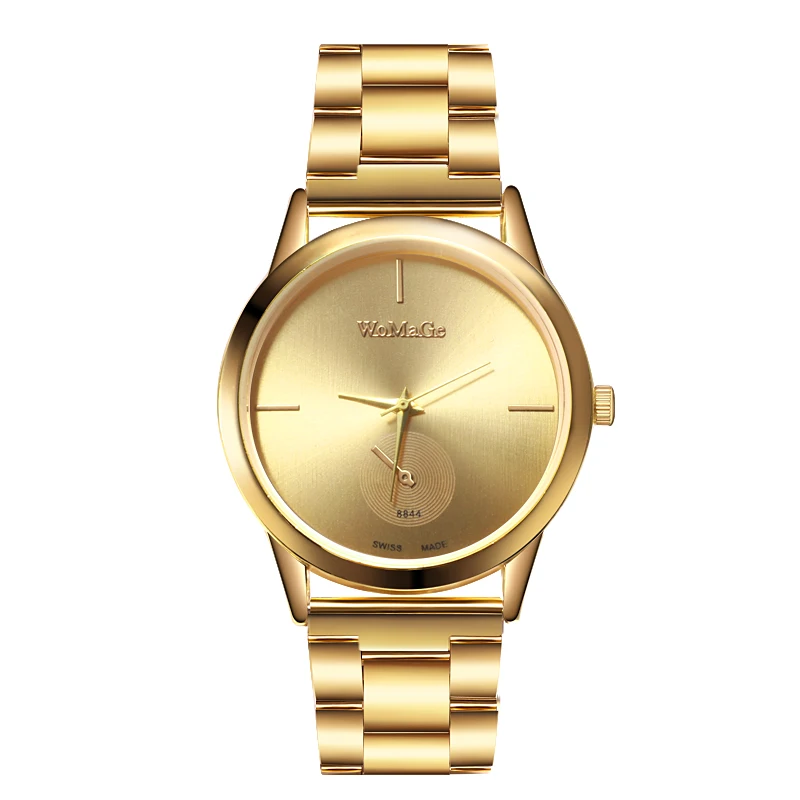 Часы женские роскошные женские золотые часы модные женские кварцевые женские часы из нержавеющей стали montre femme reloj mujer