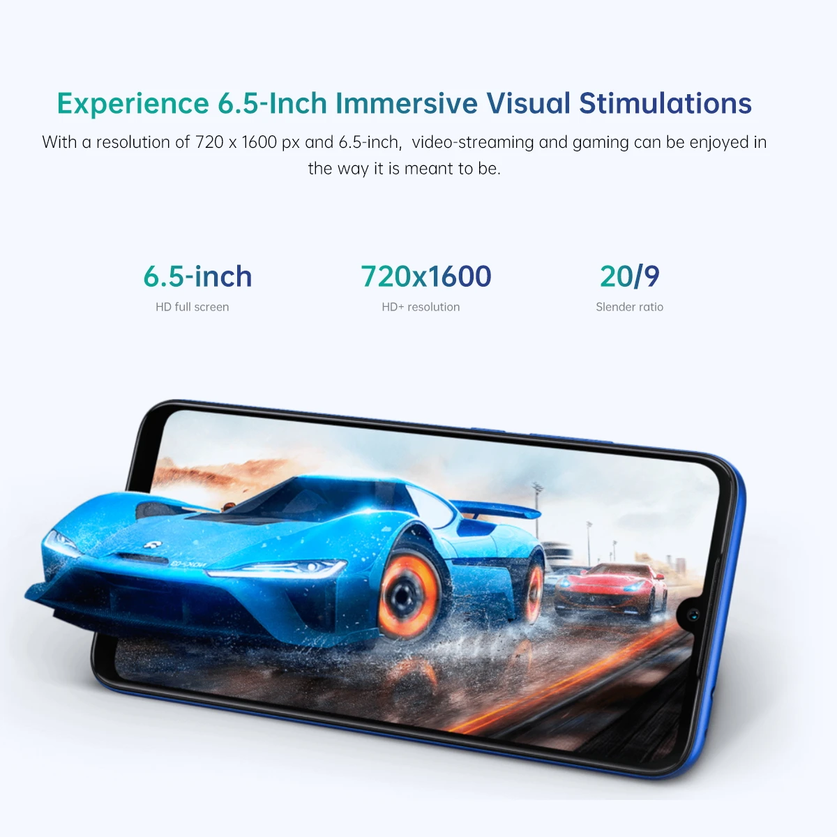 Oukitel C23 pro Mobile Phone 6.53 inch 4GB+64GB 5000mAh Android 10 Smartphone 4G LTE 8PM/13PM Camera Cellphone