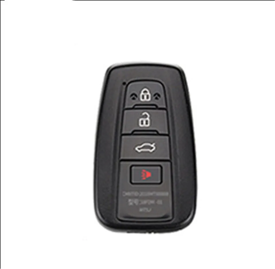 Copertura di Chiave dell'automobile Cassa Chiave Dell'automobile Per Toyota CHR C-HR Prado Camry Avalon Prius Corolla RAV4 Avalon Chiave Keychain di Carbonio supporto in fibra - H14f0fbbd78e94b19853c25e754be1d35b