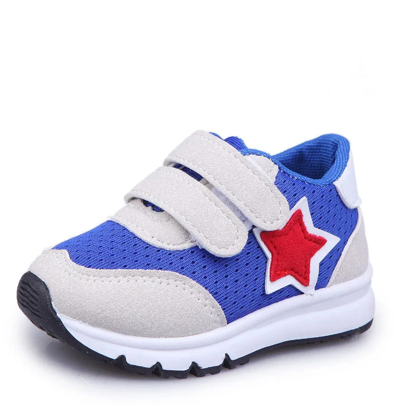 От 0 до 3 лет, первая ходьба, детские кроссовки для новорожденных, повседневная спортивная обувь для маленьких мальчиков и девочек, обувь для новорожденных - Цвет: blue
