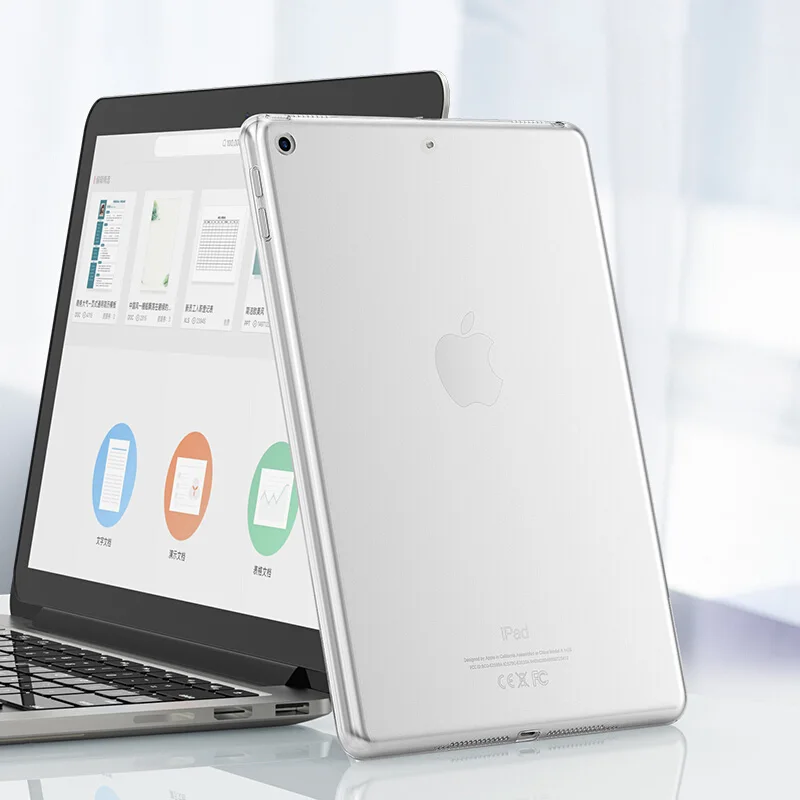 Для iPad Pro 12 9 2018 2017 ТПУ чехол мягкий высокий прозрачный HD Прозрачный Силиконовый