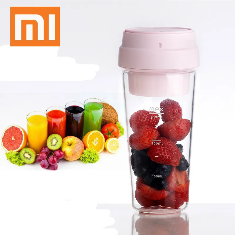 Xiaomi YOUPIN 17PIN Star Fruit Cup Portable Blender Mini Juicer Mixer Food Processor 400ML Magnetic Charging Seconds Quick Juice | Бытовая