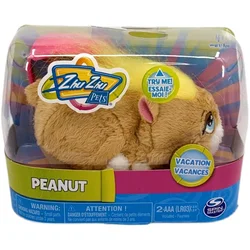 Animaux en peluche Zhu Zhu pour enfants, jouet en forme de cacahuètes, Sabrina, Rumer, effet vocal Intelligent, jouet électrique 