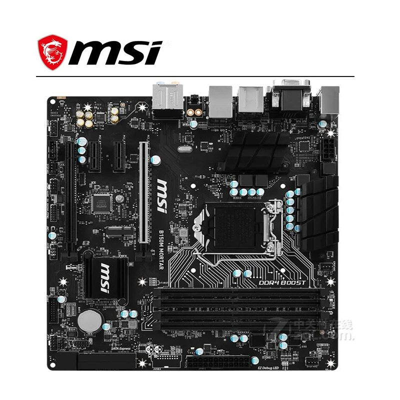 Для MSI B150M материнская плата LGA 1151 DDR4 для Intel B150 150M настольная SATA III USB3.0 PCI-E X16 3 0 б/у |