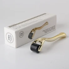 DRS 540 Дерма ролик титановый микро игла подтяжка кожи омоложение кожи Серебряная Золотая Ручка уход за кожей и уход за телом инструмент