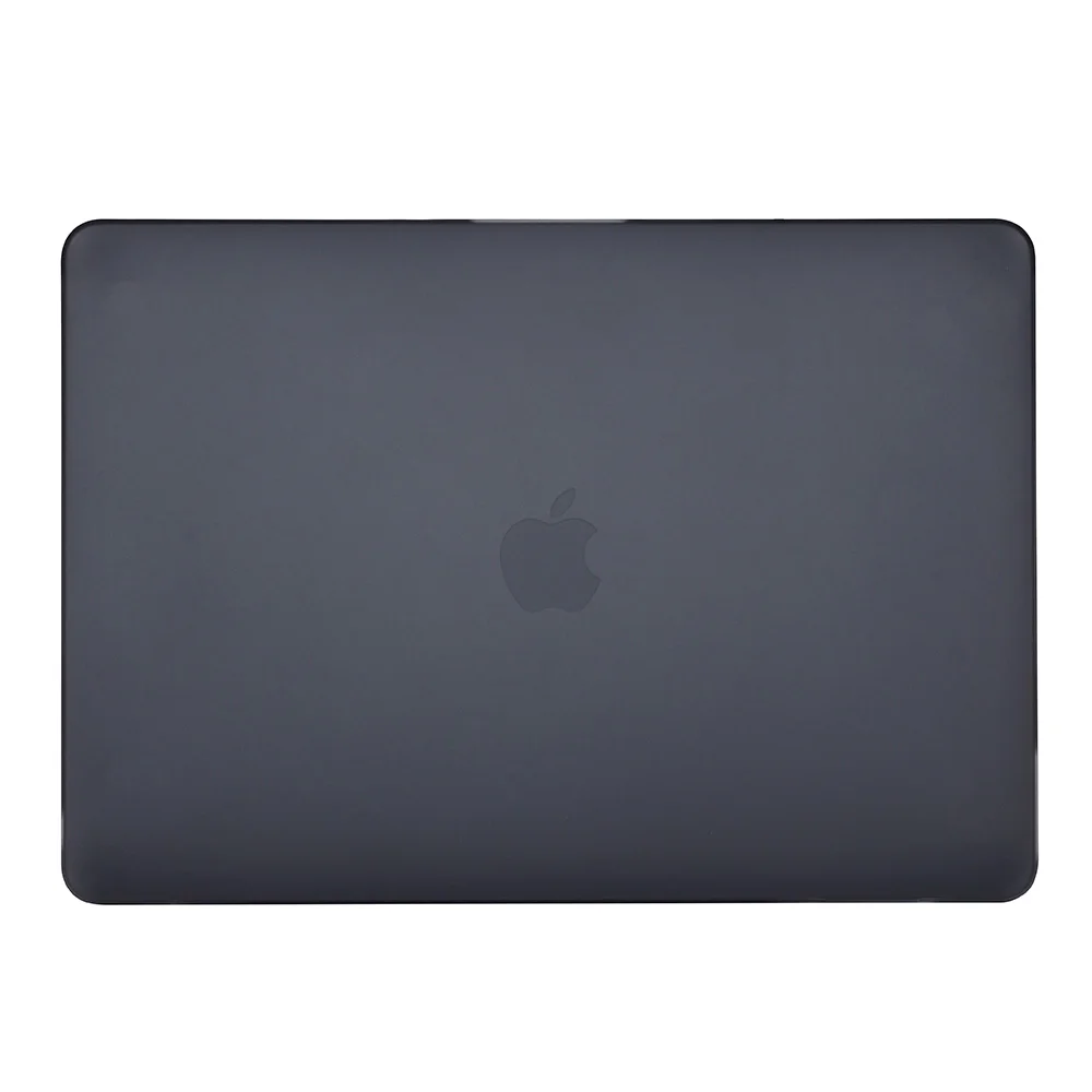 Чехол для ноутбука MacBook Air Pro retina 11 12 13 15 Mac Book 13,3 15,4 дюймов матовый чехол с сенсорной панелью для Apple Air Pro 11 12 13 - Цвет: Black