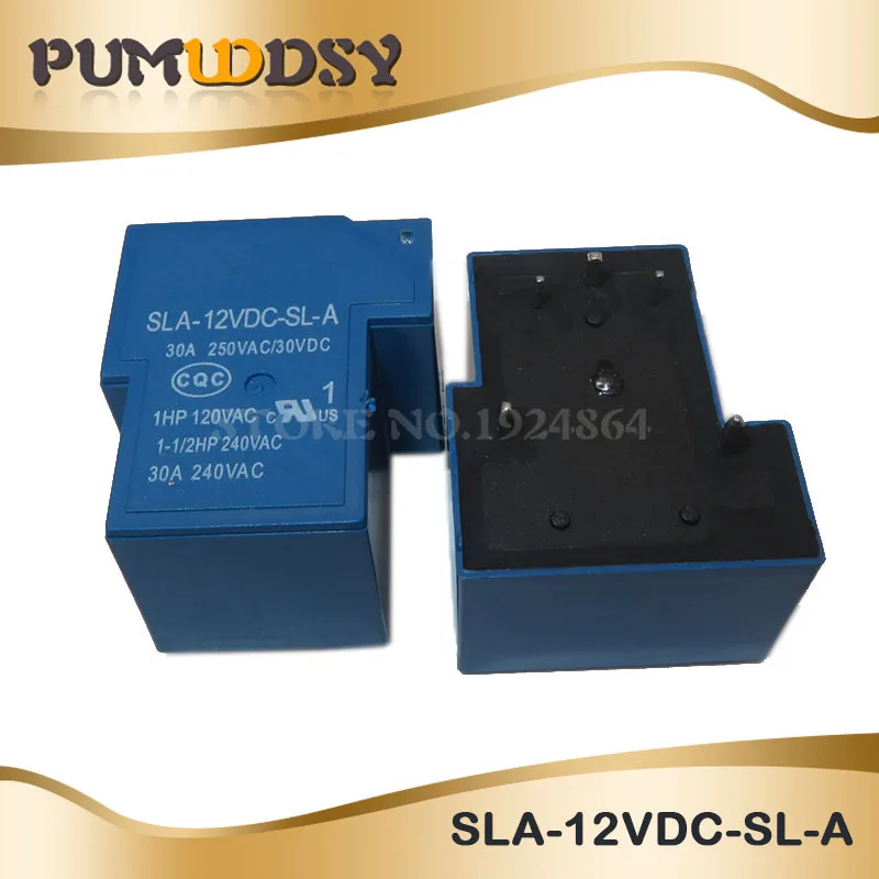 2 шт./лот Мощность s SLA-05VDC-SL-A SLA-12VDC-SL-A SLA-24VDC-SL-A SLA-48VDC-SL-A 5V 12V 24V 48V 30A 5PIN T90 - Цвет: SLA-12VDC-SL-A