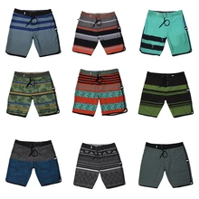 Новинка, брендовые эластичные пляжные шорты для серфинга,, быстросохнущие мужские купальники из спандекса, мужские сексуальные шорты для купания