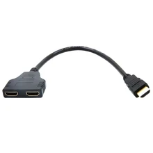 Voor Playstation Tv Camera Hdmi-Compatibel Splitter Een Ingang Twee Output Kabel Adapter Hdmi-Compatibel Converter