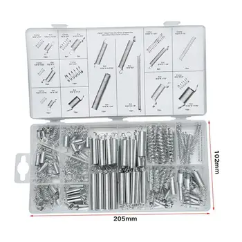 

200pcs Spring Assortment Set Compression Carburetor Extension With Hard Box Woodworking DIY