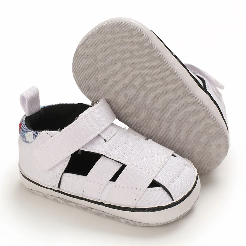 Newborn Toddler Shoes Baby Soft Soled Sandals Lace Soft Soled Shoes Beach Shoes  Slippers Non Slip Sandals 0-18M First Walkers