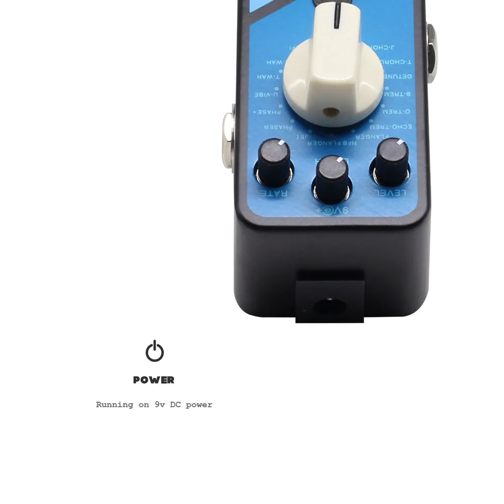 Valeton Coral Mod II мульти эффекты Гитара Бас педаль цифровая модуляция хор Flanger Phaser Univibe тремоло лофи CRL-8