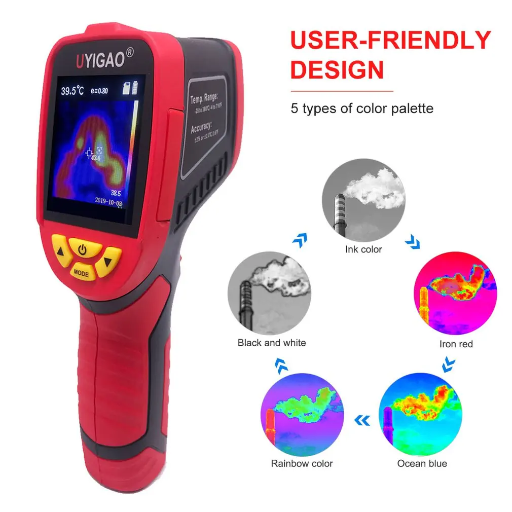 

UYIGAO Thermal Camera Thermique Infrarouge Thermal Imaging Camera Thermal Infrared Image Resolution Thermal Imager