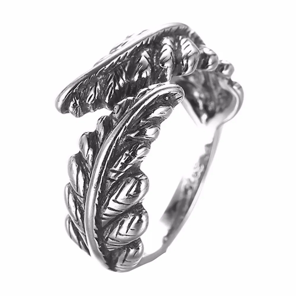 Kinitial кольца «Ловец снов» для женщин Девушка фаланговые ювелирные украшения подарок подвеска с перьями висячие кольца регулируемые пальцы рук и ног кольца anillos - Цвет основного камня: TH-SR383
