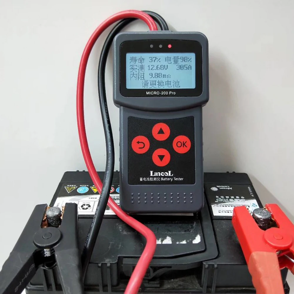 12 В 24 В MICRO-200 PRO автомобильный тестер аккумуляторной батареи AGM EFB гелевый анализатор аккумуляторной системы Грузовик Мотоцикл автомобильны... 12 В 24 В MICRO-200 PRO автомобильный тестер аккумуляторной батареи AGM EFB гелевый анализатор аккумуляторной системы Грузовик Мотоцикл автомобильны...