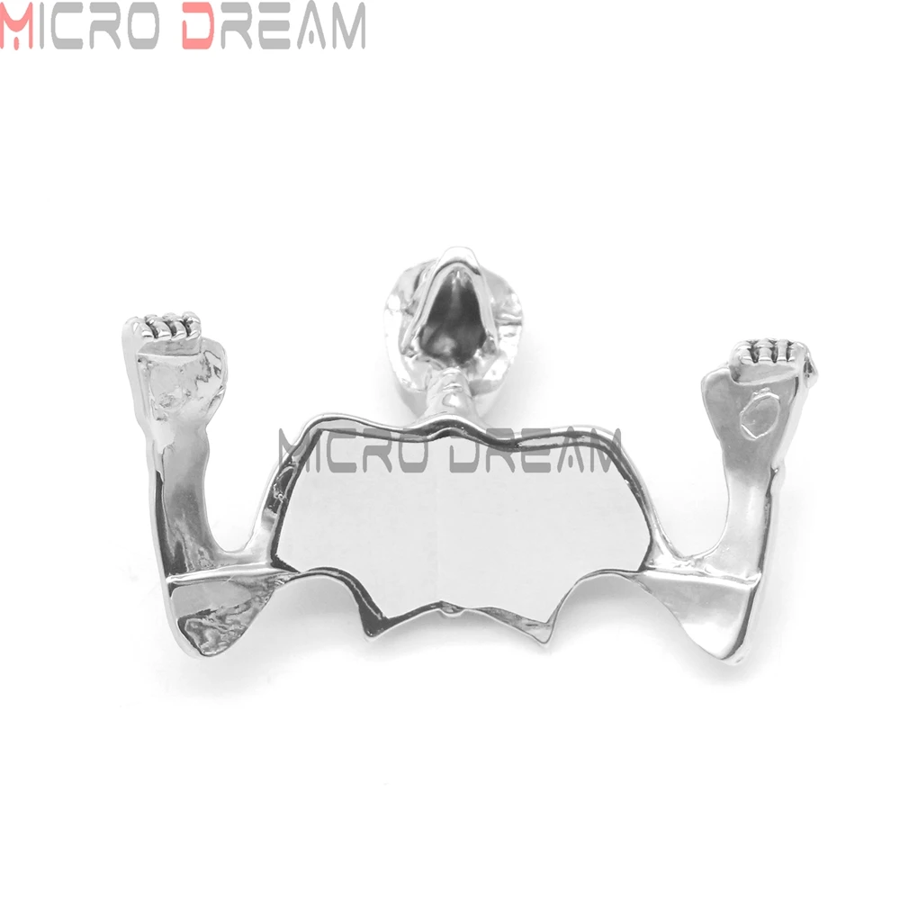 スカル オーナメント クロームシルバー L フェンダー バイザー ヘッドライト ハーレーカスタムモデル用クロームスカルスケルトンヘッドライト