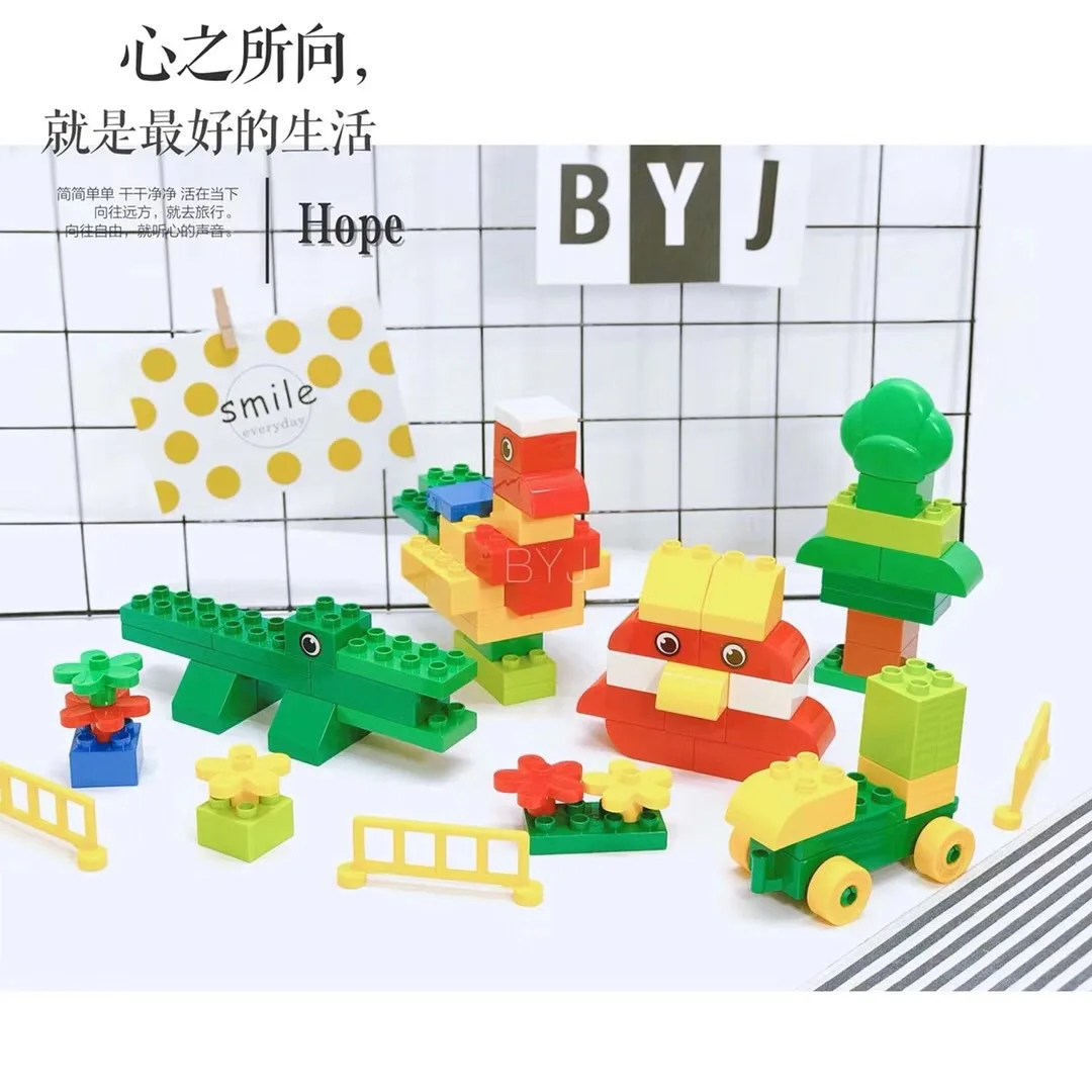

Fei le Barrel Building Blocks Barrels, 125 PCs Educational Large Particles Building Blocks, High Quality Building Blocks
