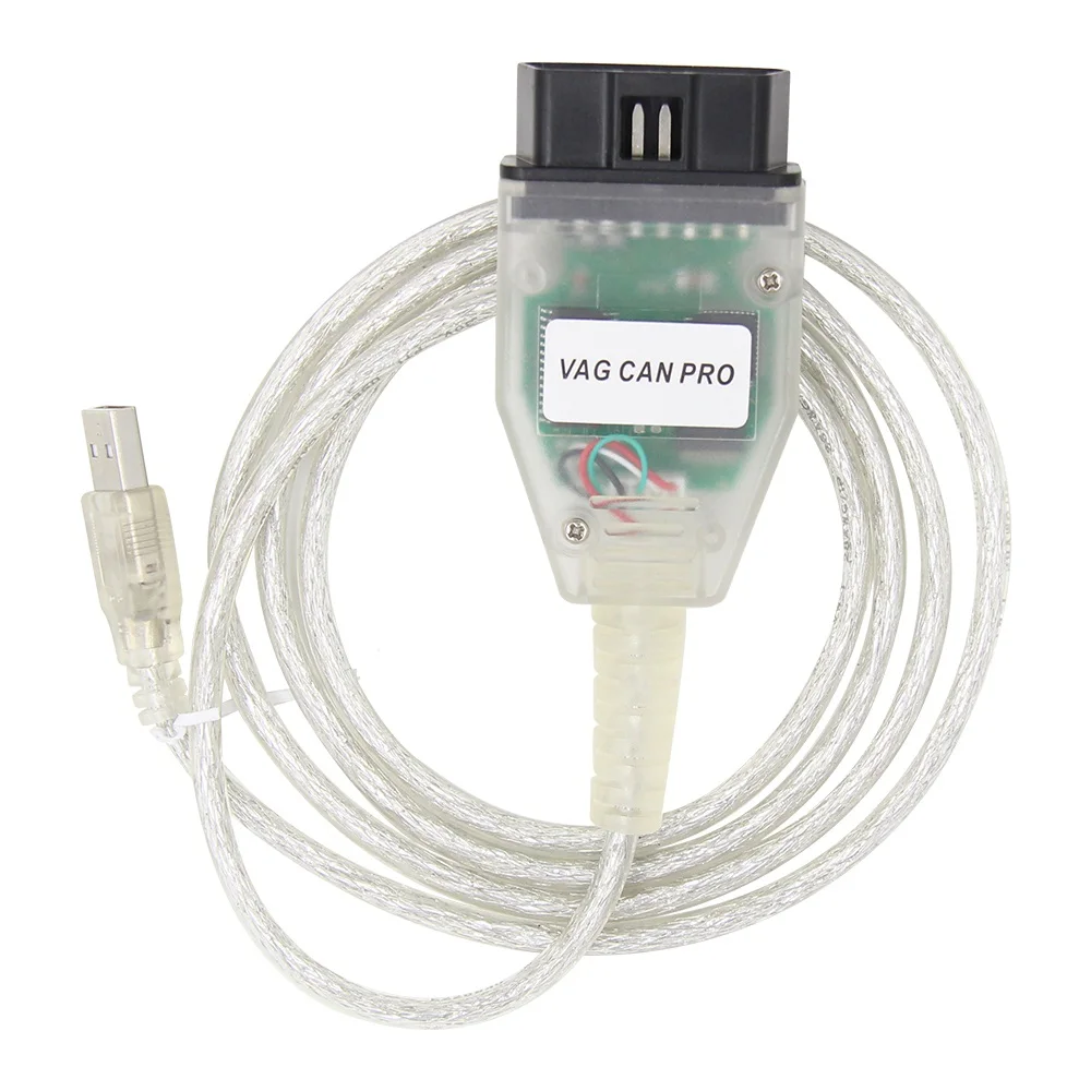 VAG CAN PRO V5.5.1 с ключом чипом FTDI FT245RL VCP OBD2 Диагностический интерфейс USB кабель