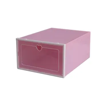 

Transparent Plastic Shoe Box Shoe Storage Box Shoe Box Shoe Box Flip Cover Drawer Shoe Storage Artifact Thickening