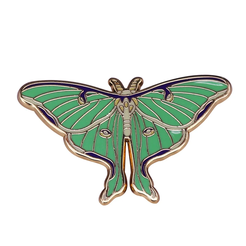 Luna Moth Badge Mysterious And Beautiful Natural Wonders Gift