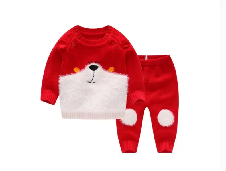 Весенне-осенний свитер костюм кардиган для новорожденных куртка детский трикотаж 9