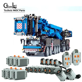 

NEW Technic Series Building Block DIY Bricks MOC-20920 Ltm11200 Engineering Truck Crane Remote Control RC Toys Boy Gifts