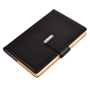

Vintage Thick Leather Notebook Buckle Notepad Planner for Office Business Daily Agenda Travel Journals Notes School Supply