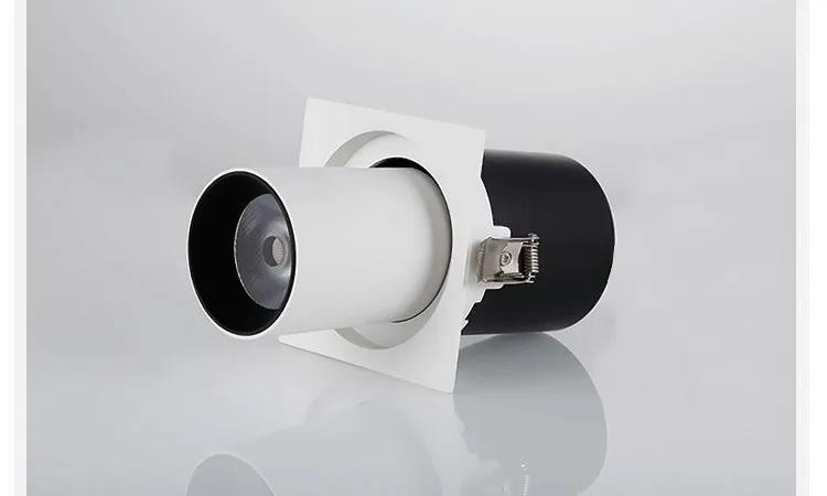 嵌入式可拉伸led射灯新款cob天花灯旋转可调客厅圆方形伸缩洗墙灯-淘宝网_19