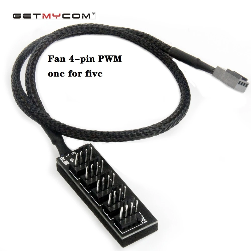 Getmycom 4 Pin Molex Tx4 Pwm Fan Hub Cpu Cooler Kasus Power Kabel Splitter Adaptor Chasis Pendingin Kipas Tas Termasuk 10 Buah Komputer Kabel Konektor Aliexpress