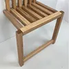 Wall-Mounted Folding Footstool, Porch Chair, Shoe Stool Chair, Hidden Solid Wood Folding Bathroom Stool 5