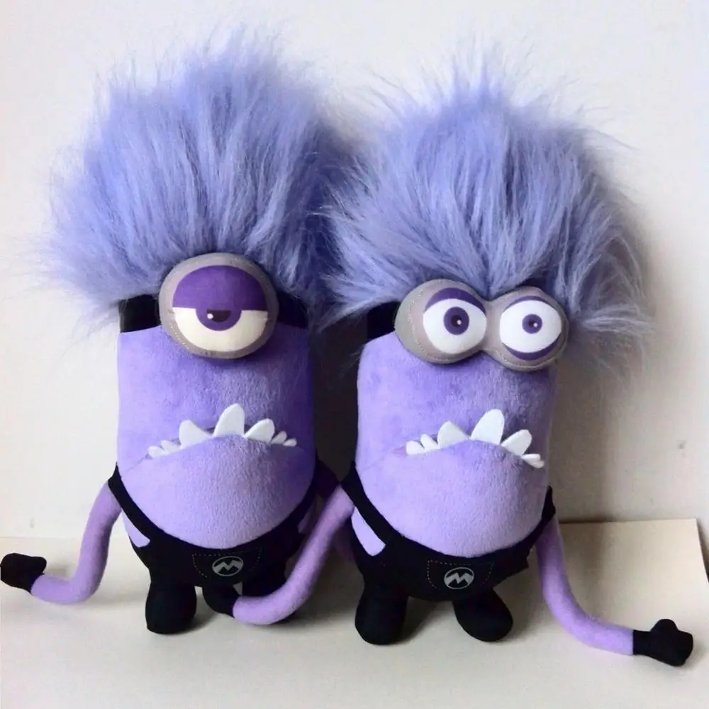 

Purple Minions plush doll Despicable Me Same paragraph Fun Stuffed Toys ChildrenChildren's peluche gift