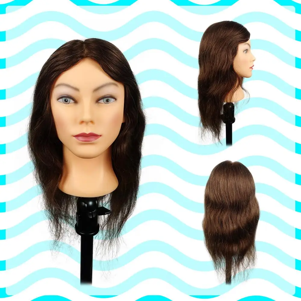 ONLY ONE PROMOTION Mannequin Head 100 Human Hair Doll Head Wig Head