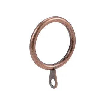 

uxcell 7Pcs Curtain Rings Metal 28mm Inner Dia Drapery Ring for Curtain Rods Copper for Holding Curtains and Window Curtains