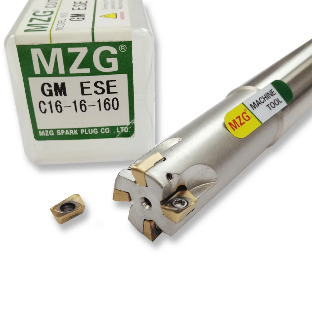 MZG ASM07RC12-12-120-2T JDMT0702 твердосплавные вставки зажатый сплав Концевая Мельница Арбор фрезерный режущий станок плечевая фреза